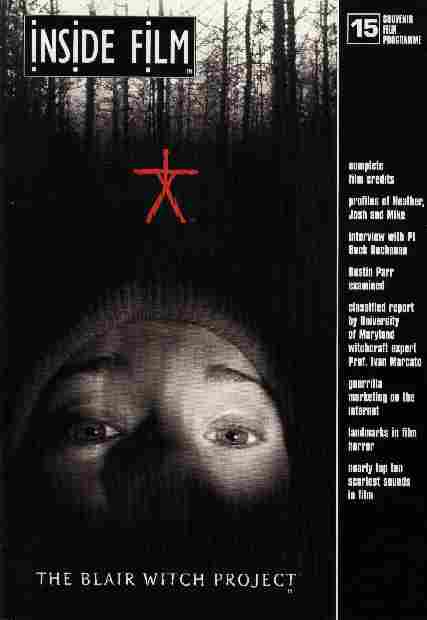 INSIDE FILM magazine side cover Issue 15  1999
